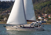 Bluewater 420 Raised Saloon | 'Southern Belle' Sailing Closeup